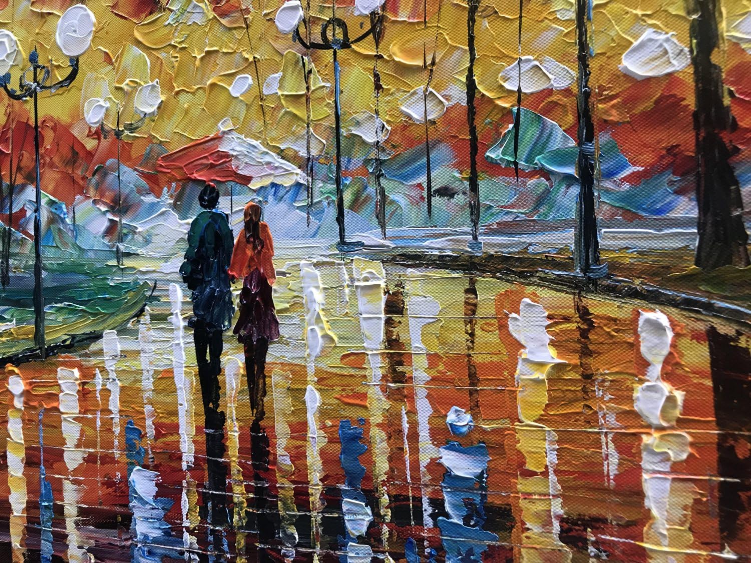 Amazon.com: Alenoss Modern Oil Paintings on Canvas Large Wall Art